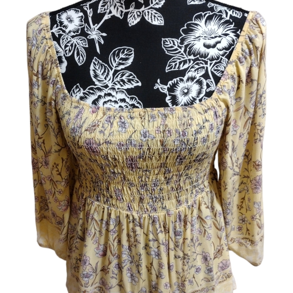 Rabbit Rose BOHO Floral Top
